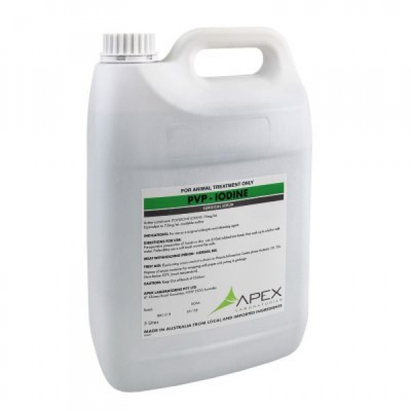 Iodine PVP Surgical Scrub 5 litre