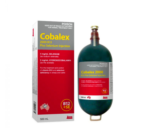 Cobalex 2000 B12 + Sel Injection 500ml 
